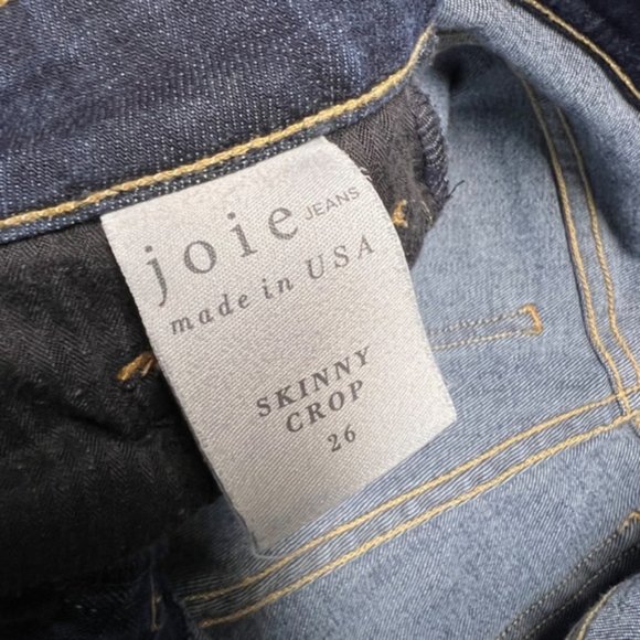 JOIE Designer Skinny Crop Jeans Sz 26 *Like New* - Picture 4 of 5